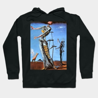 Salvador Dali The Burning Giraffe Art Print Surrealism Graphic Poster Surreal Style Hoodie